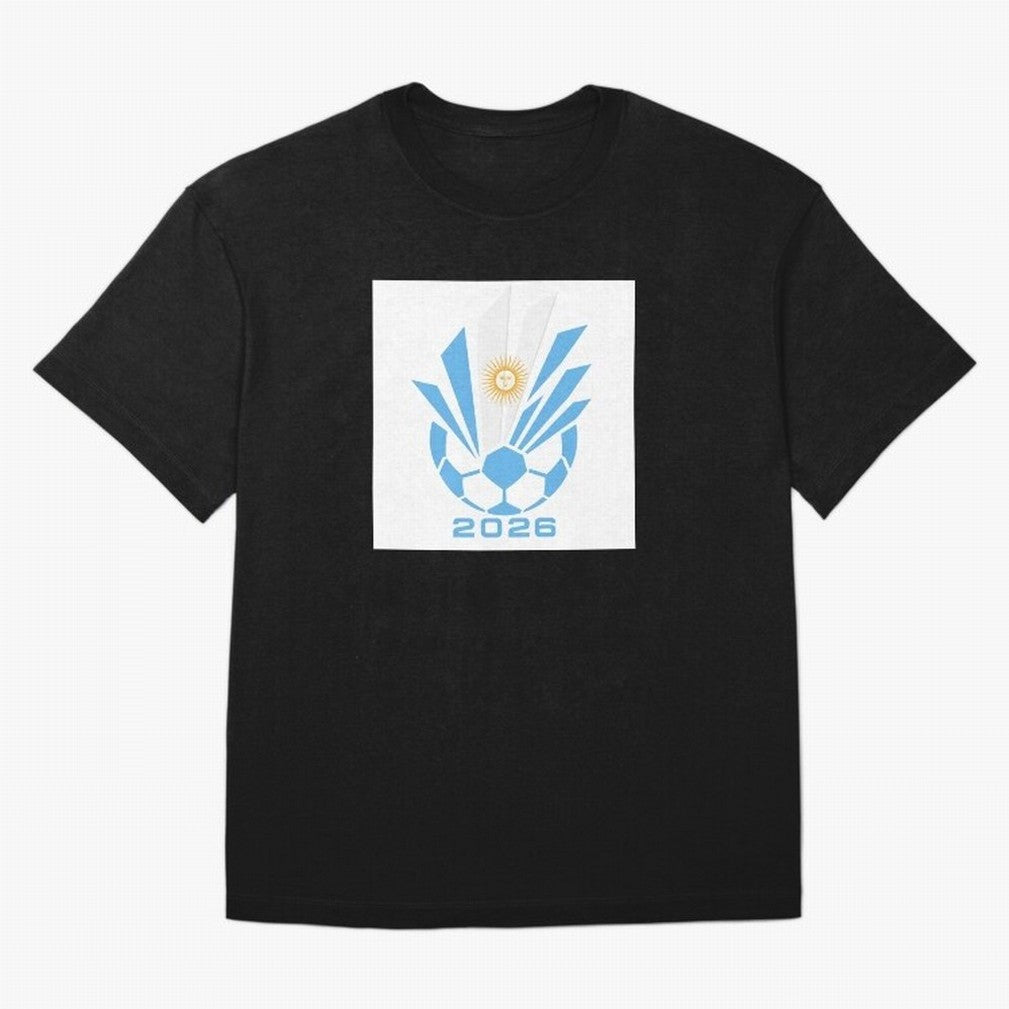 Argentina Soccer 2026 Sun Burst Emblem Classic T-Shirt Wear the Spirit of Global Football Passion for FIFA World Cup 2026 USA Canada Mexico, Filled with Messi, CR7 and Mbappe, England and Germany, Tournament Hype, Historic Matchups, Family Viewing