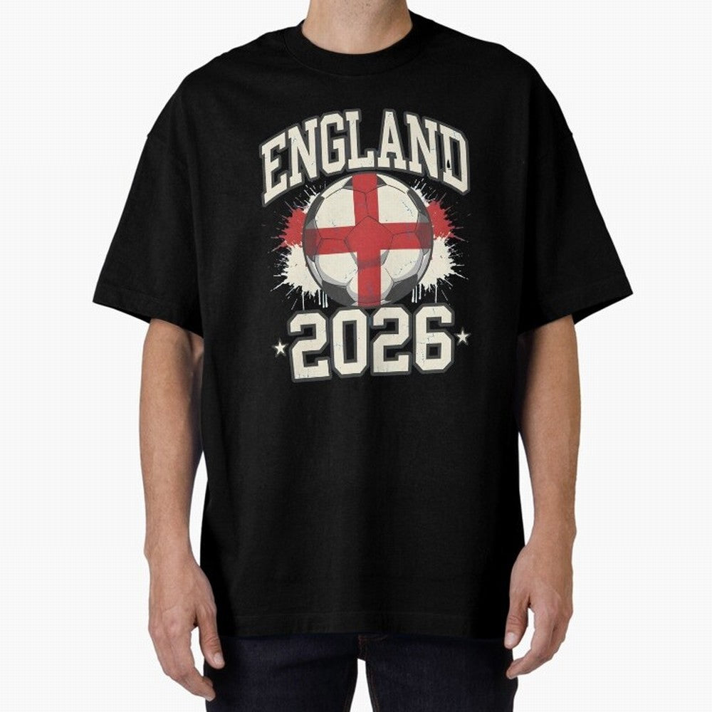 England 2026 World Cup for Football Fans and Teams Classic T-Shirt Show Match Day Excitement for FIFA World Cup 2026 Group Stage for Fans of Messi, Neymar and Mbappe and Brazil, Portugal and Argentina, Bringing Football History, Final Match Energy,