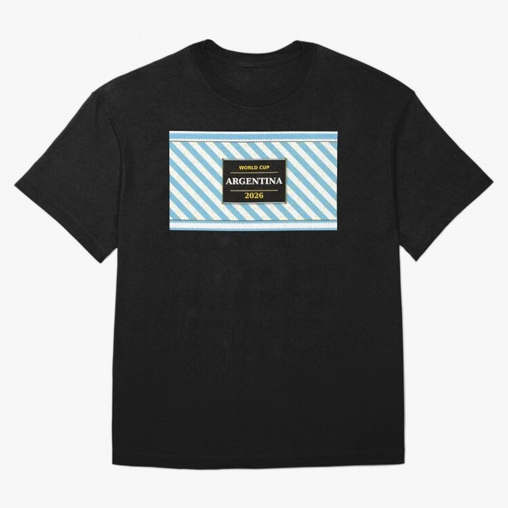 Argentina Football Fan 2026 ¡ª Defending Champions Soccer Fan Gift Classic T-Shirt Share the Excitement of FIFA World Cup 2026 Group Stage Celebrating Messi, Spain and Netherlands Energy, Supporter Pride, Iconic Celebrations, Legendary Names and