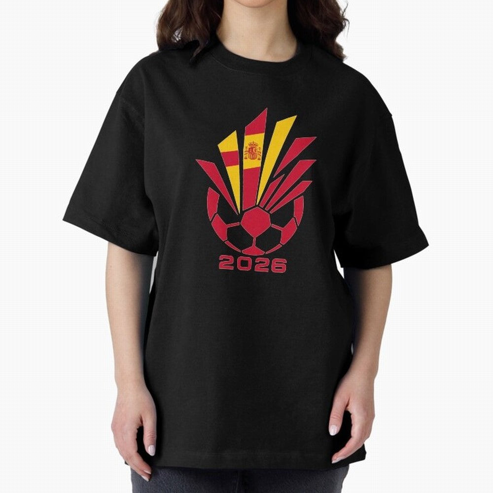 Spain Soccer 2026 Flag Burst Emblem Classic T-Shirt Bring Champion Energy into FIFA World Cup 2026 USA Canada Mexico for Fans of Cristiano Ronaldo and Argentina, Bringing Championship Spirit, Famous Goals, Roaring Crowds and International Football