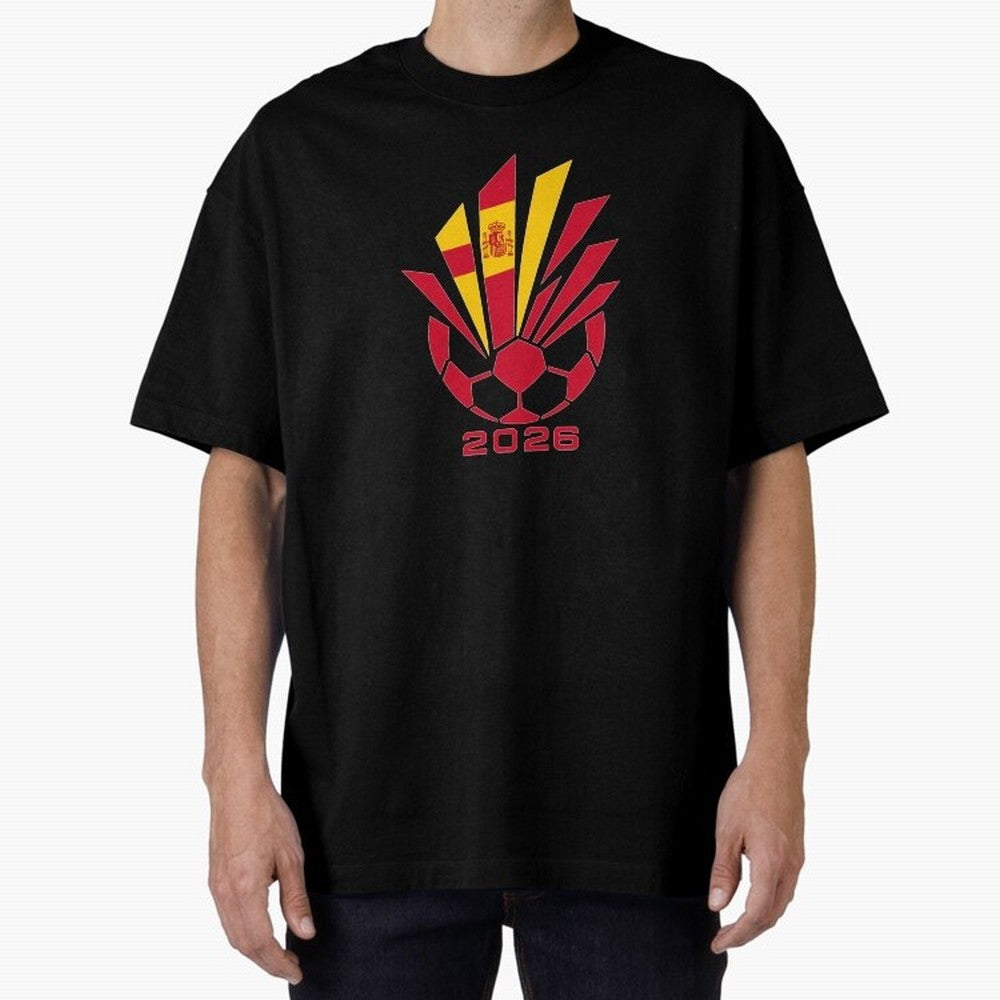 Spain Soccer 2026 Flag Burst Emblem Classic T-Shirt Bring Champion Energy into FIFA World Cup 2026 USA Canada Mexico for Fans of Cristiano Ronaldo and Argentina, Bringing Championship Spirit, Famous Goals, Roaring Crowds and International Football