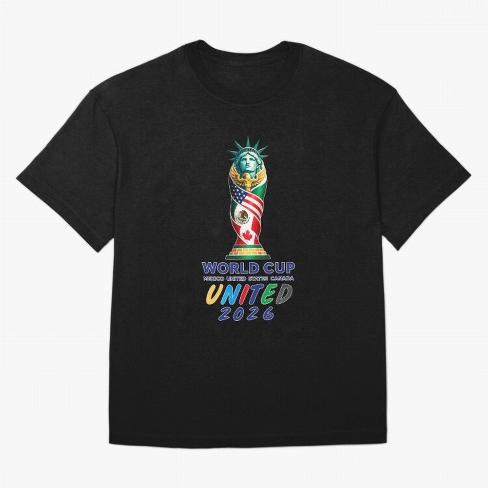 World Cup United 2026 Mexico USA Canada Soccer Design Classic T-Shirt Represent Football Lovers during Match Day Hype around FIFA World Cup 2026, Neymar, England, Football History, Final Match Energy, Crowd Noise and Once in a Lifetime Moments;