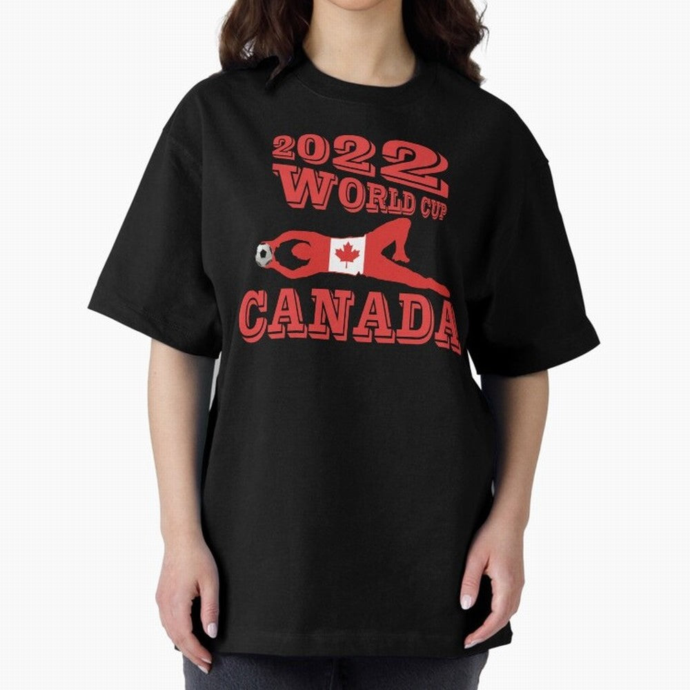 CANADA, Qatar World Cup 2022 Classic T-Shirt Capture FIFA World Cup 2026 Group Stage Connected to Neymar, Brazil, Portugal and Argentina Energy, Match Day Excitement, Supporter Culture, Golden Goals and Global Football Passion; Made for Die Hard
