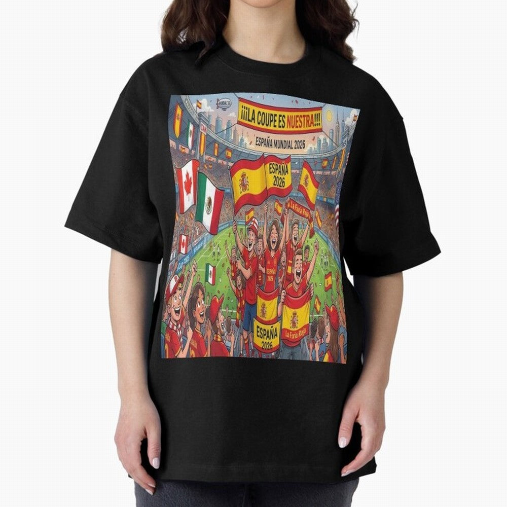 Spain World Cup 2026 - Stadium Classic T-Shirt Show Up for the Glory of FIFA World Cup 2026 for Fans of CR7 and France, Bringing Worldwide Fan Energy, Dramatic Goals, Stadium Lights and Championship Celebrations; Made for Die Hard Supporters,