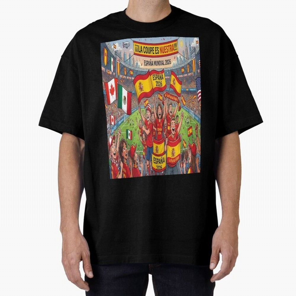 Spain World Cup 2026 - Stadium Classic T-Shirt Show Up for the Glory of FIFA World Cup 2026 for Fans of CR7 and France, Bringing Worldwide Fan Energy, Dramatic Goals, Stadium Lights and Championship Celebrations; Made for Die Hard Supporters,