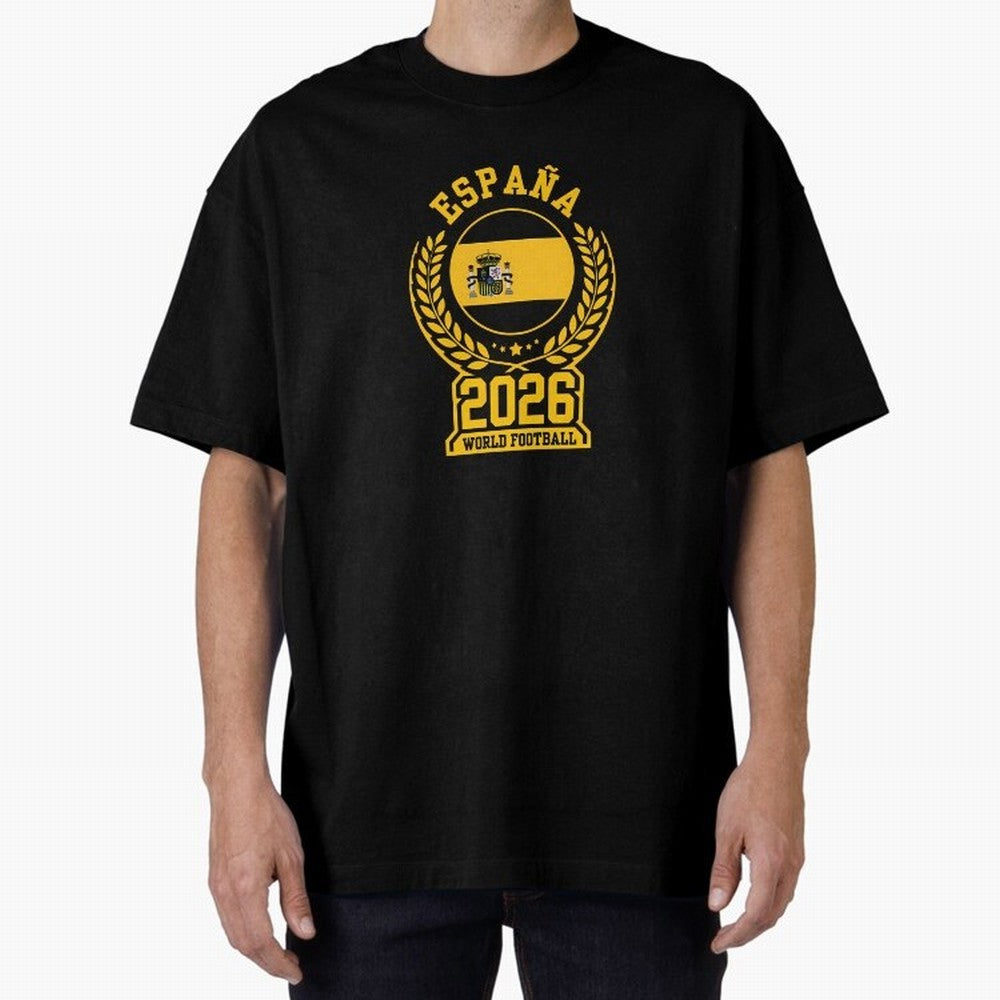 Spain World Football 2026 T-Shirt_87604013 Classic T-Shirt Relive Legendary Nights from FIFA World Cup 2026 Group Stage Spirit, Filled with Netherlands, Neymar, Haaland and Cristiano Ronaldo, Match Day Excitement, Supporter Culture, Golden Goals
