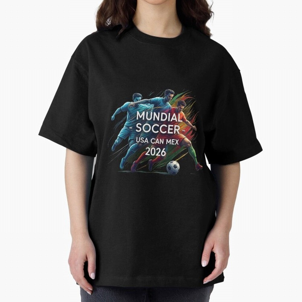 Mundial Soccer 2026 Classic T-Shirt Cheer through Every Moment of FIFA World Cup 2026 Group Stage with Messi and Cristiano Ronaldo, Argentina Energy, Goal Celebration Energy, Supporter Heritage, Football Icons and Worldwide Tournament Joy; Great