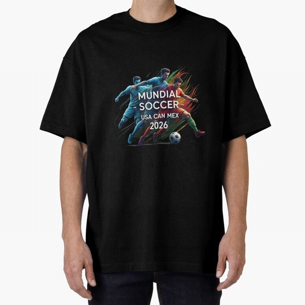 Mundial Soccer 2026 Classic T-Shirt Cheer through Every Moment of FIFA World Cup 2026 Group Stage with Messi and Cristiano Ronaldo, Argentina Energy, Goal Celebration Energy, Supporter Heritage, Football Icons and Worldwide Tournament Joy; Great