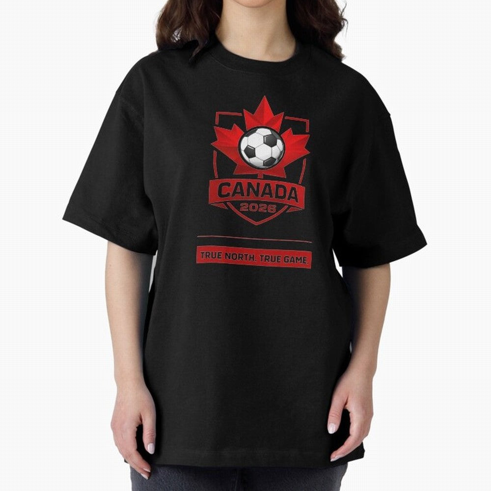 Canada Soccer 2026 Art Classic T-Shirt Cheer through Every Moment of Global Football Passion for FIFA World Cup 2026 USA Canada Mexico, Connected to Cristiano Ronaldo, England, France and Netherlands, Vintage Soccer Flavor, Modern Football Stars,