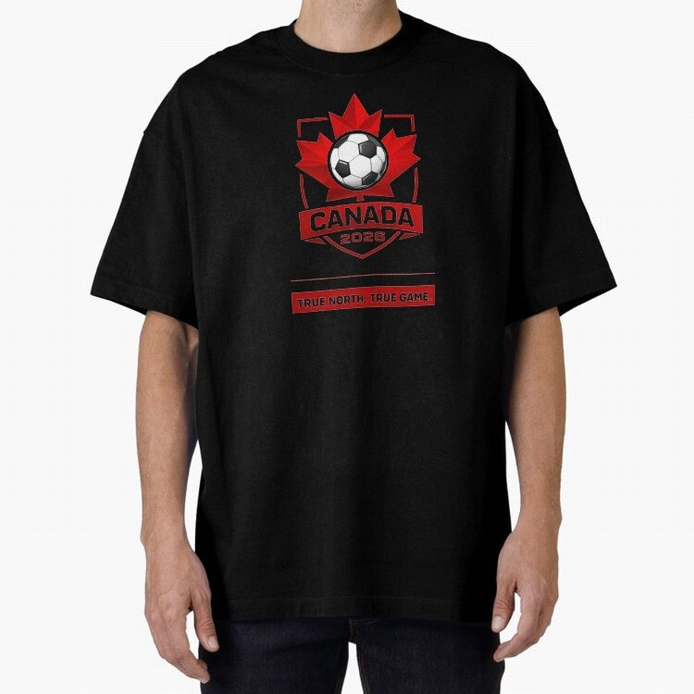 Canada Soccer 2026 Art Classic T-Shirt Cheer through Every Moment of Global Football Passion for FIFA World Cup 2026 USA Canada Mexico, Connected to Cristiano Ronaldo, England, France and Netherlands, Vintage Soccer Flavor, Modern Football Stars,