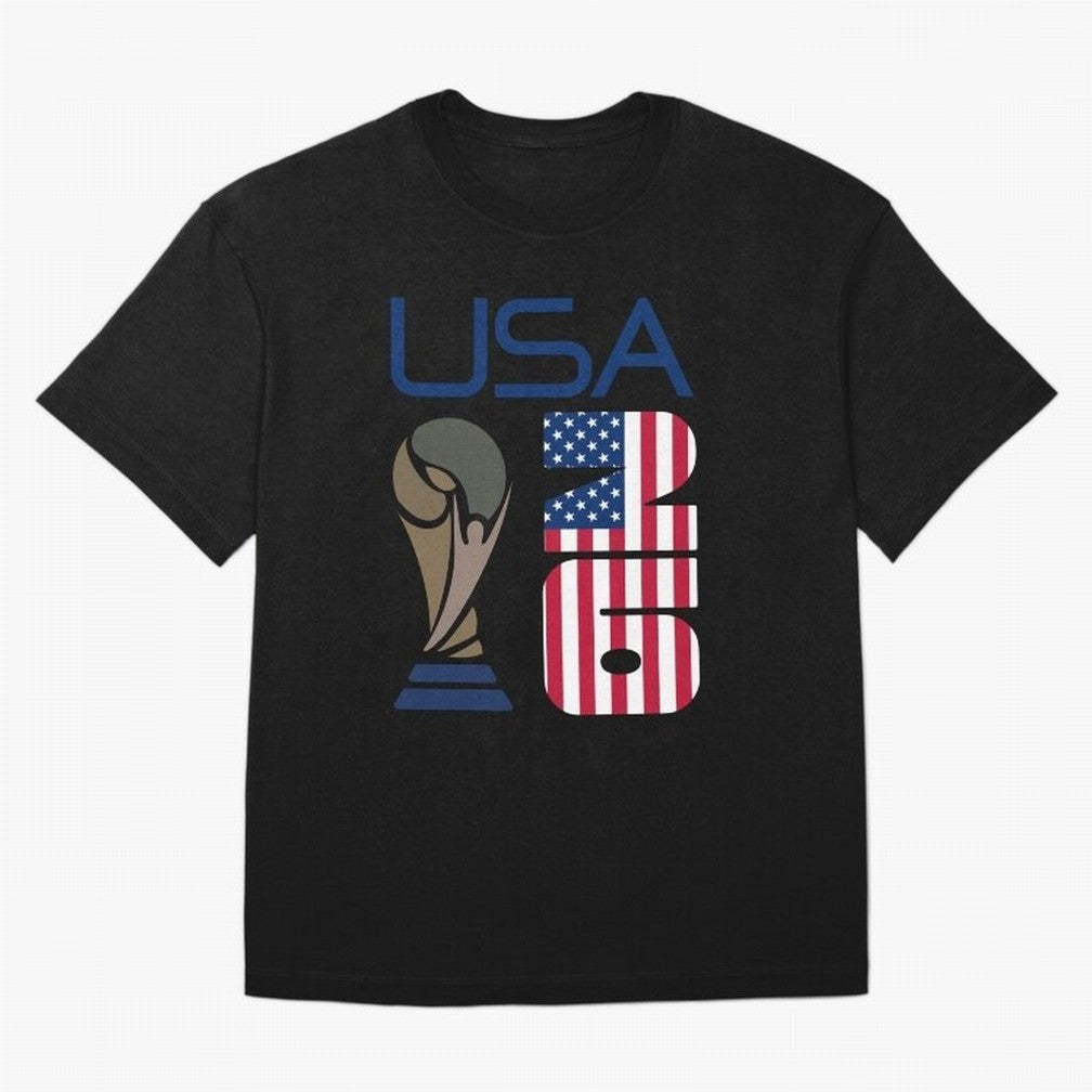 USA 2026 Soccer World Cup Trophy American Flag Design Classic T-Shirt Follow FIFA World Cup 2026 Spirit, Made for Brazil, Portugal and Argentina, CR7 and Messi, Tournament Hype, Historic Matchups, Family Viewing Parties and Global Sports Pride;