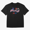 USA 2026 Soccer Ball With Waving Flag - United States Football Team Support? Classic T-Shirt Represent the Passion of FIFA World Cup 2026 USA Canada Mexico Driven by Haaland and Mbappe, England, France and Netherlands Energy, Football History,