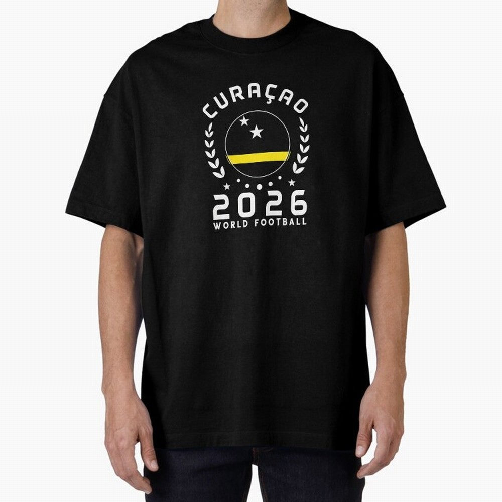World Cup 2026 Curacao Football Fan Curacaoan Supporter T-Shirt_85310550 Classic T-Shirt Support Your Favorite Stars during FIFA World Cup 2026 Highlighting Cristiano Ronaldo, England, France and Netherlands Energy, Football Passion, Legendary