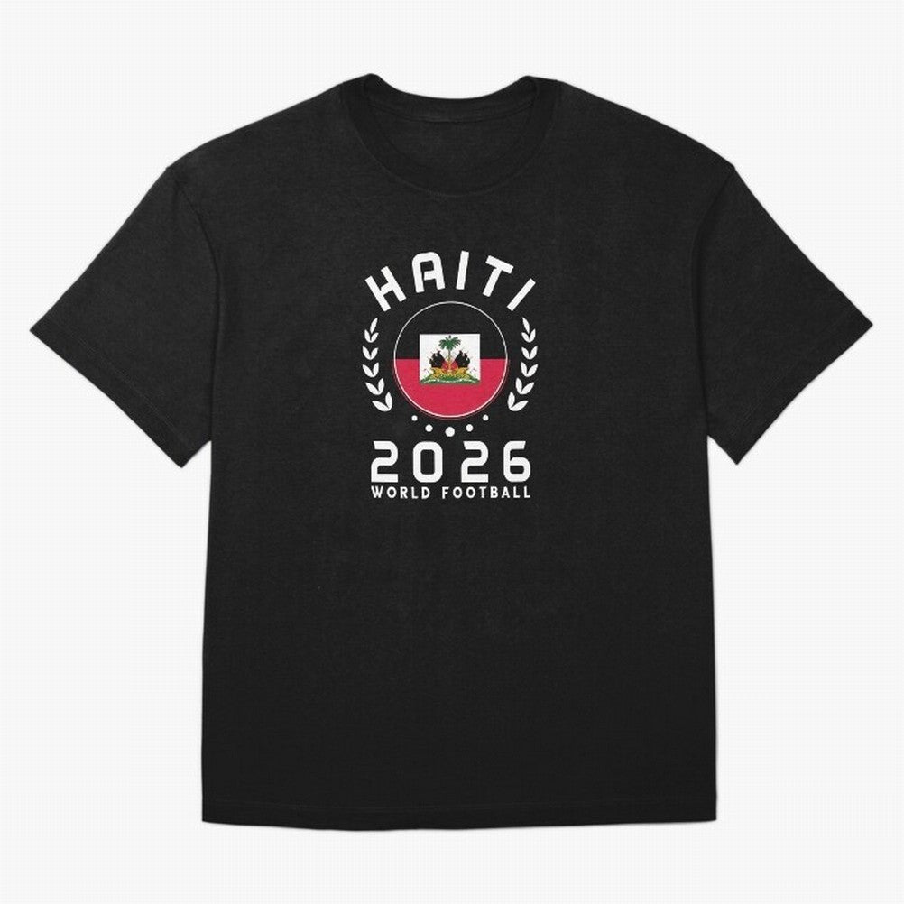 World Cup 2026 Haiti Football Fan Haitian Supporter T-Shirt_84687246 Classic T-Shirt Unlock FIFA World Cup 2026 USA Canada Mexico Spirit, Capturing Argentina, Haaland, Football Passion, Legendary Performances, Festival Vibes and Supporter