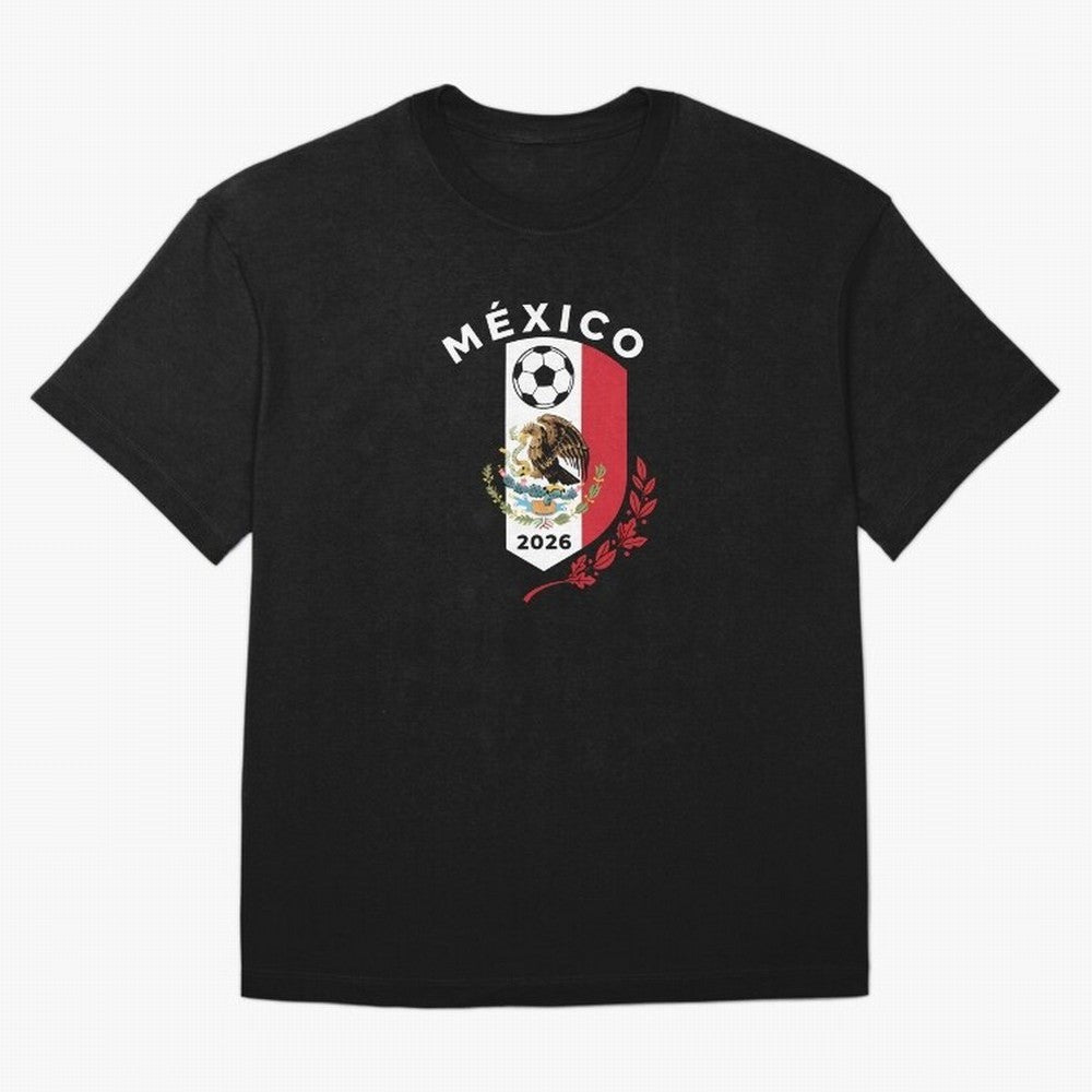Mexico Emblem World Cup Soccer 2026 Football Crew T-Shirt_83050167 Classic T-Shirt Support the Legends of FIFA World Cup 2026 Spirit, Highlighting England, France and Netherlands, CR7, Football Festival Excitement, Trophy Ambitions, Country