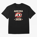 World Cup 2026 Austria Soccer Ball North America - Austrian Fan Gift T-Shirt_85028223 Classic T-Shirt Relive FIFA World Cup 2026 USA Canada Mexico for Fans of Messi and France, Bringing Stadium Memories, Football Loyalty, International Chants and