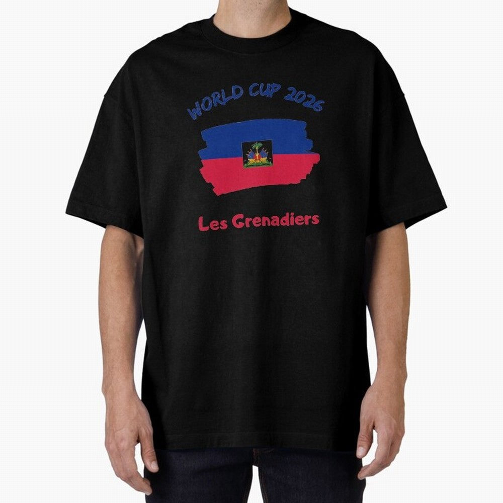 Haiti Football Fan Haitian Soccer Supporter National Team Pride Caribbean 2026 T-Shirt_90544900 Classic T-Shirt Follow Global Football Passion for FIFA World Cup 2026, Celebrating Haaland and Mbappe, Netherlands, Retro Football Energy, Iconic