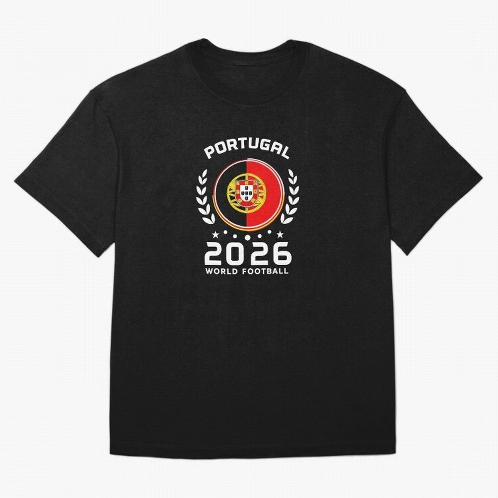 Portugal 2026 World Football Soccer Fan Design T-Shirt_87038236 Classic T-Shirt Celebrate Classic Football Spirit in FIFA World Cup 2026 USA Canada Mexico for Fans of Haaland and England, Bringing Football Festival Excitement, Trophy Ambitions,