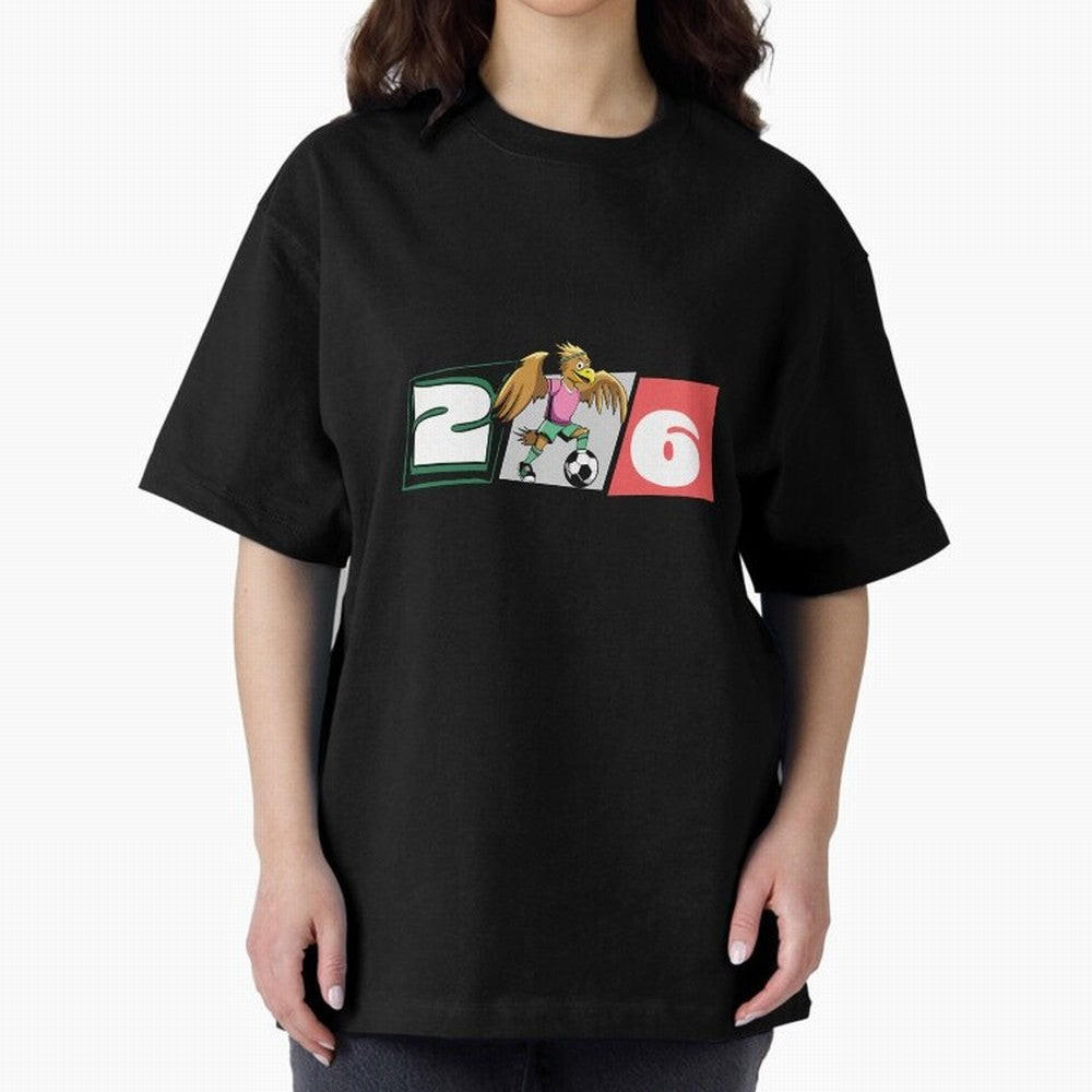Mexico World Cup 2026 Horizontal T-Shirt_83569561 Classic T-Shirt Cheer through Every Moment of FIFA World Cup 2026 Spirit, with England, Messi and Cristiano Ronaldo, Champion Mindset, Group Stage Buzz, Knockout Tension and Passionate Fan Culture;