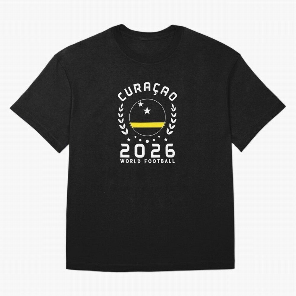 World Cup 2026 Curacao Football Fan Curacaoan Supporter T-Shirt_85310550 Classic T-Shirt Celebrate Classic Football Spirit in Global Football Passion for FIFA World Cup 2026 Group Stage, Built around CR7 and Messi, France, Football Festival