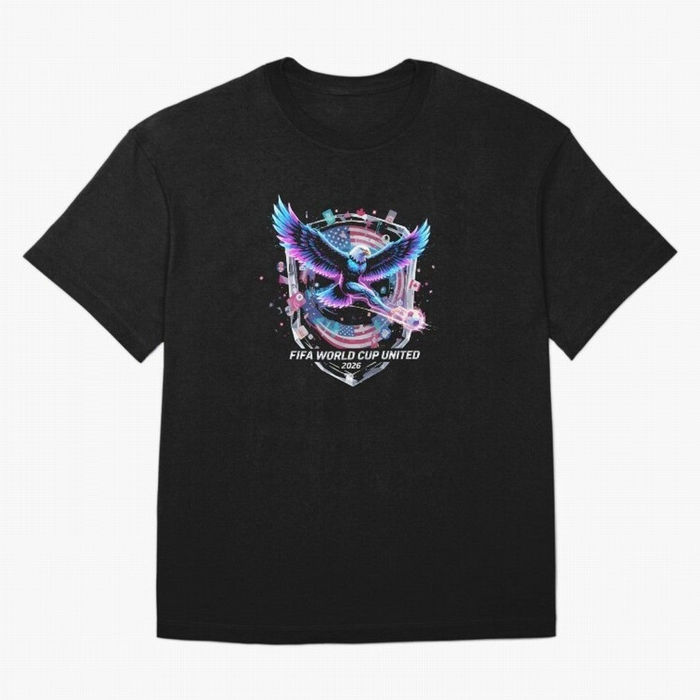 FIFA World Cup 2026 United Eagle Soccer Art T-Shirt_86867742 Classic T-Shirt Elevate Global Football Passion for FIFA World Cup 2026 USA Canada Mexico, Made for CR7, Argentina, Worldwide Fan Energy, Dramatic Goals, Stadium Lights and Championship