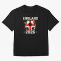 Front Print England Soccer World Cup 2026 - English Fan Gift T-Shirt_84562392 Classic T-Shirt Celebrate Fan Favorites in Match Day Hype around FIFA World Cup 2026 Group Stage, Messi, CR7 and Mbappe, Germany, Sports Nostalgia, International