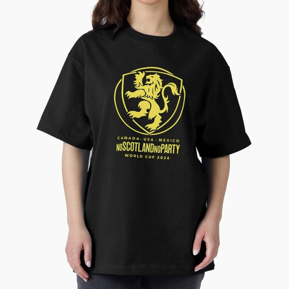 Scotland World Cup 2026 No Scotland No Party T-Shirt_83987455 Classic T-Shirt Honor Football Greatness during FIFA World Cup 2026 Spirit, Connected to Brazil, Mbappe, Football History, Final Match Energy, Crowd Noise and Once in a Lifetime Moments;