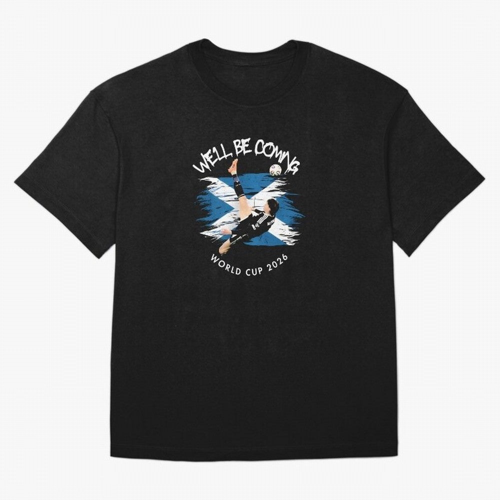 We'll be coming 2026 - Scotland World Cup 2026 ¨C Tartan Army Returns T-Shirt_83870657 Classic T-Shirt Celebrate the Magic of FIFA World Cup 2026 Group Stage Capturing Messi, Portugal, Spain and Germany Energy, Worldwide Fan Energy, Dramatic Goals,