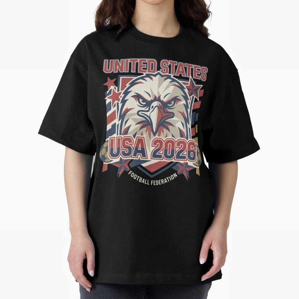 USA 2026 Retro Vintage World Cup Classic T-Shirt Fuel FIFA World Cup 2026 Featuring Haaland and Mbappe, England and Germany Energy, Stadium Memories, Football Loyalty, International Chants and Championship Tradition; Ideal for Passionate Fans Who