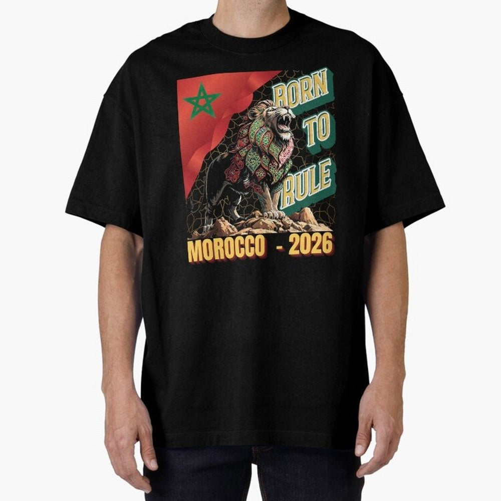 Morocco Football - Born to Rule Classic T-Shirt Honor Champions and Dreams in the FIFA World Cup 2026 Journey through Cristiano Ronaldo Highlights, Brazil Pride, Goal Celebration Energy, Supporter Heritage, Football Icons and Worldwide Tournament