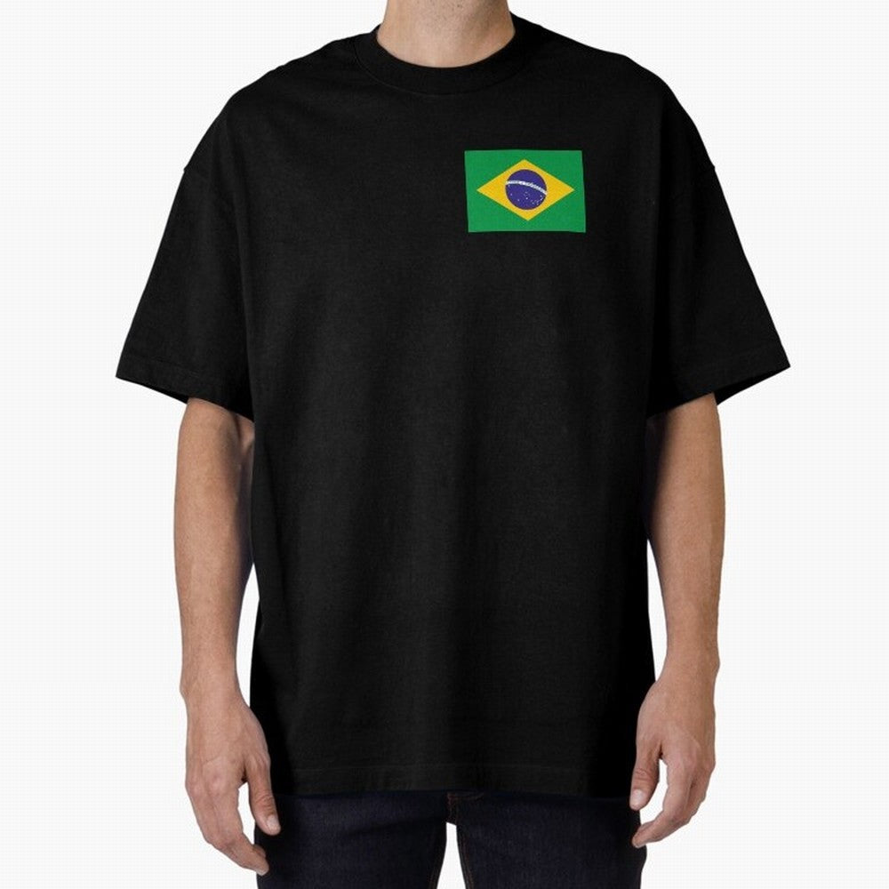 Brazil Flag Classic T-Shirt Celebrate National Team Dreams in FIFA World Cup 2026 Group Stage Spirit, Made for Portugal, Spain and Germany, Messi and Cristiano Ronaldo, Championship Spirit, Famous Goals, Roaring Crowds and International Football