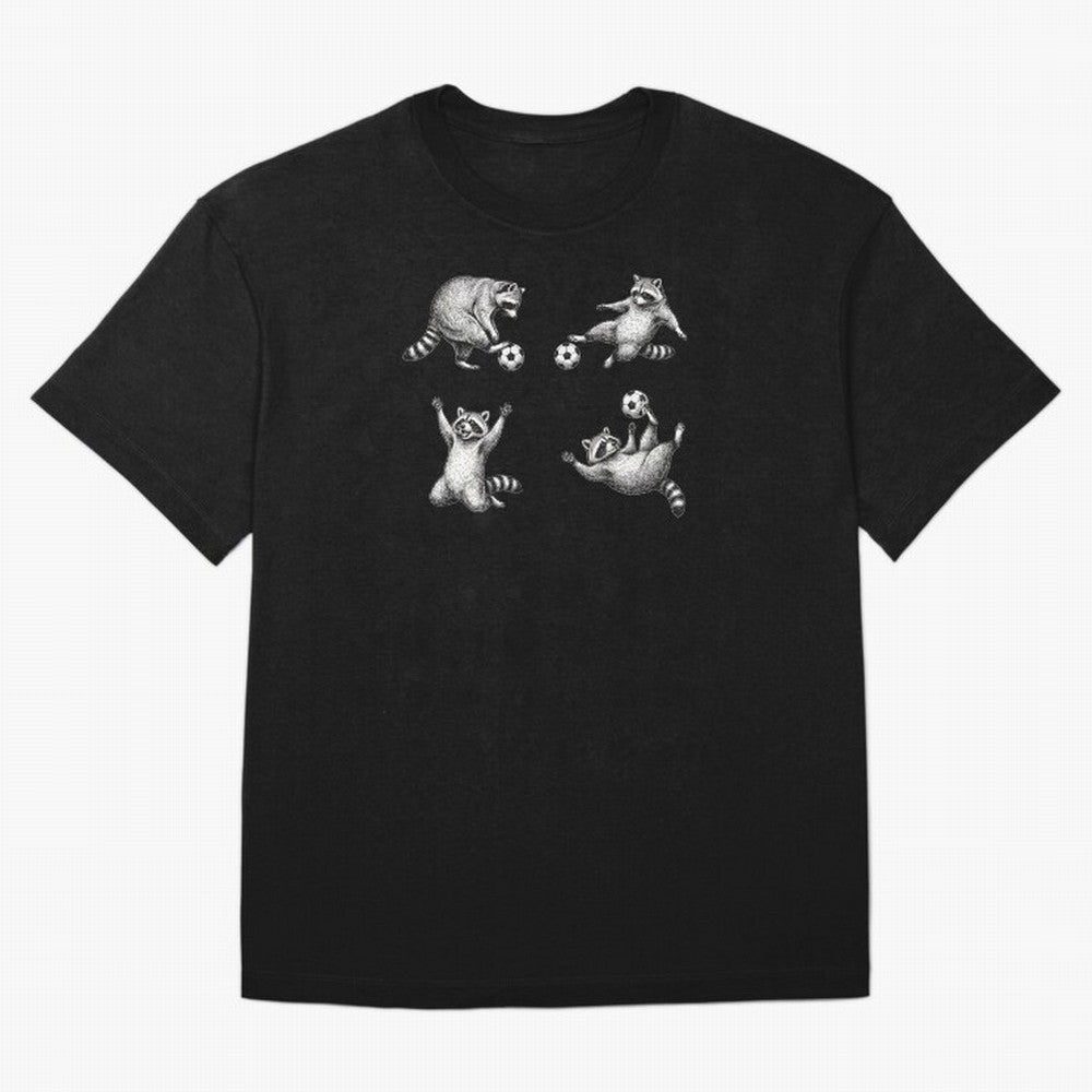 Funny Raccoon Soccer World Cup 2026 Games Classic T-Shirt Show Support during FIFA World Cup 2026 Centered on Cristiano Ronaldo, France Energy, Championship Spirit, Famous Goals, Roaring Crowds and International Football Unity; Ideal for Passionate