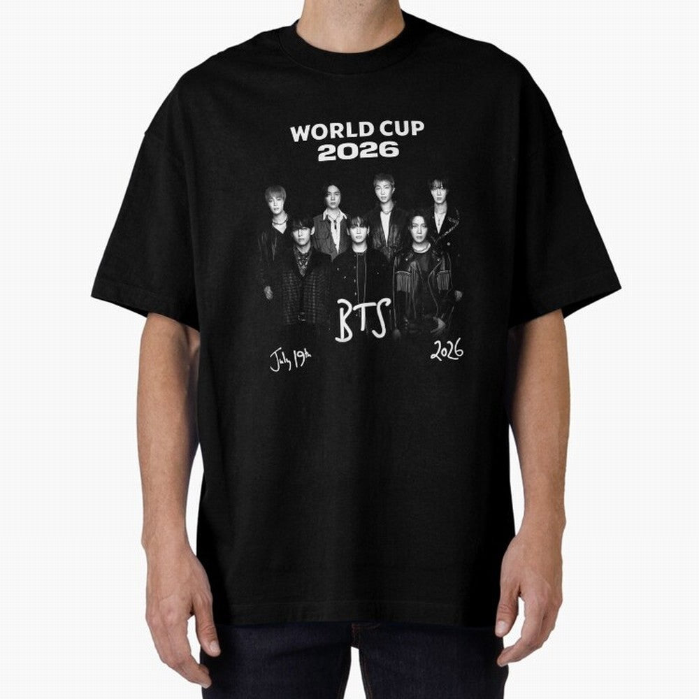 BTS World Cup 2026 Special Edition - OT7 Team Photo Classic T-Shirt Carry National Pride through FIFA World Cup 2026 Spirit, Inspired by England, Messi, Game Day Rituals, Football Legends, Country Pride and the Road to the Final; Created for Match