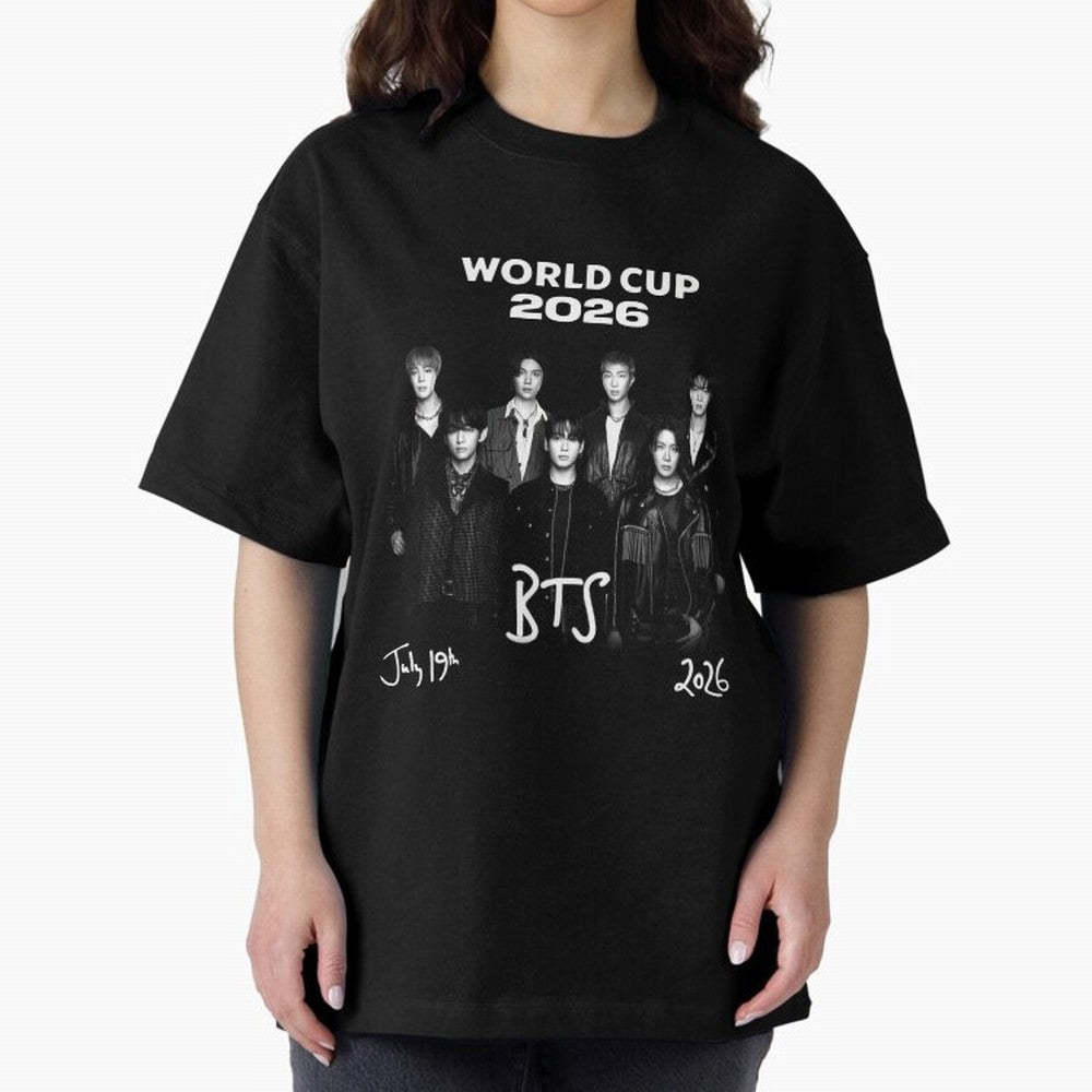 BTS World Cup 2026 Special Edition - OT7 Team Photo Classic T-Shirt Carry National Pride through FIFA World Cup 2026 Spirit, Inspired by England, Messi, Game Day Rituals, Football Legends, Country Pride and the Road to the Final; Created for Match