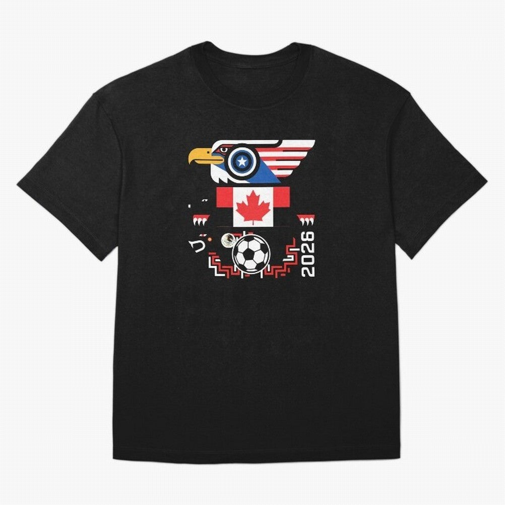 North America Spirit Cup 2026 T-Shirt_82734510 Classic T-Shirt Celebrate Global Football Passion for FIFA World Cup 2026 Group Stage, Made for Cristiano Ronaldo, Haaland and CR7, Brazil, Tournament Hype, Historic Matchups, Family Viewing Parties