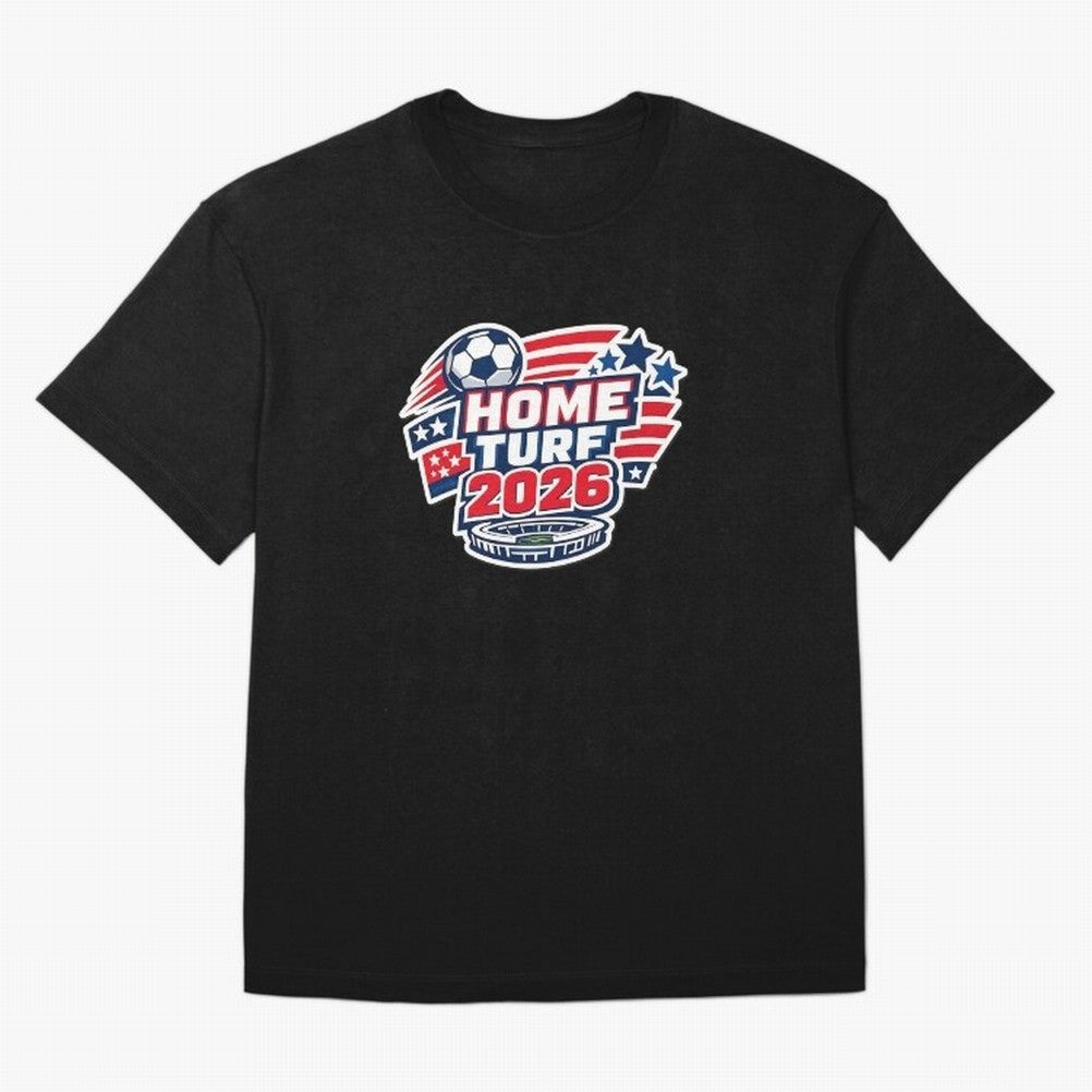 USA FIFA WORLD CUP 2026 ¨C Home Turf Soccer Style Classic T-Shirt Join FIFA World Cup 2026 USA Canada Mexico for Fans of CR7 and Argentina, France and Brazil, Bringing Stadium Memories, Football Loyalty, International Chants and Championship