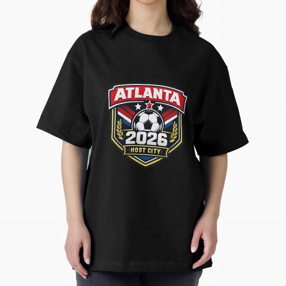 Global Cup 2026 Host City Badge Atlanta Classic T-Shirt Support the Legends of the FIFA World Cup 2026 Group Stage Journey through Neymar Highlights, Brazil Pride, Stadium Chants, National Pride, Trophy Dreams and Unforgettable Football Memories;