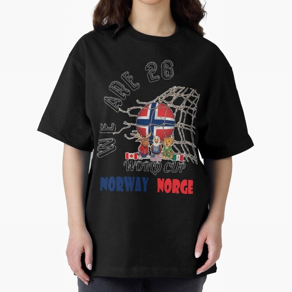 World cup 26 - Norway Classic T-Shirt Spotlight FIFA World Cup 2026 USA Canada Mexico for Fans of Messi, Neymar and Mbappe and France, Bringing Retro Football Energy, Iconic Rivalries, Trophy Chase Drama and Stadium Atmosphere; Perfect for Fans,