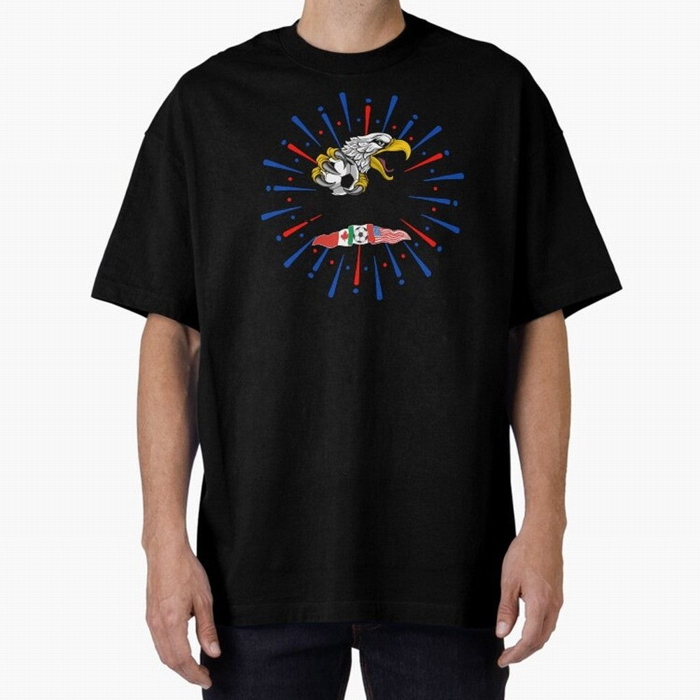 USA WC 2026 Classic T-Shirt Back Your Heroes with Global Football Passion for FIFA World Cup 2026 USA Canada Mexico, Capturing Cristiano Ronaldo, Haaland and CR7, Argentina and Brazil, Global Supporter Spirit, Legendary Goals, National Colors and