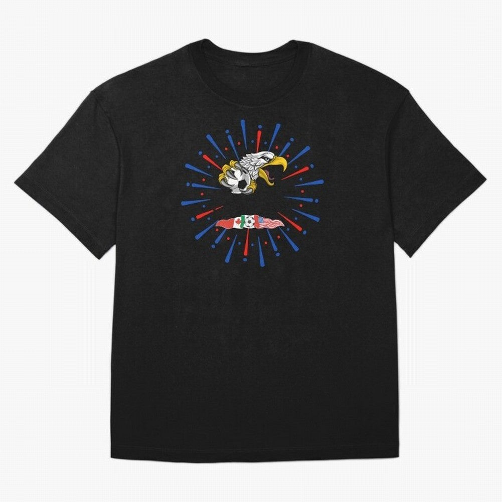 USA WC 2026 Classic T-Shirt Back Your Heroes with Global Football Passion for FIFA World Cup 2026 USA Canada Mexico, Capturing Cristiano Ronaldo, Haaland and CR7, Argentina and Brazil, Global Supporter Spirit, Legendary Goals, National Colors and