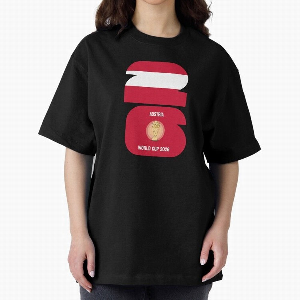 Austria: World Cup 2026 Classic T-Shirt Relive Legendary Nights from FIFA World Cup 2026 Group Stage Featuring Haaland and Mbappe, Argentina and Brazil Energy, Stadium Chants, National Pride, Trophy Dreams and Unforgettable Football Memories;