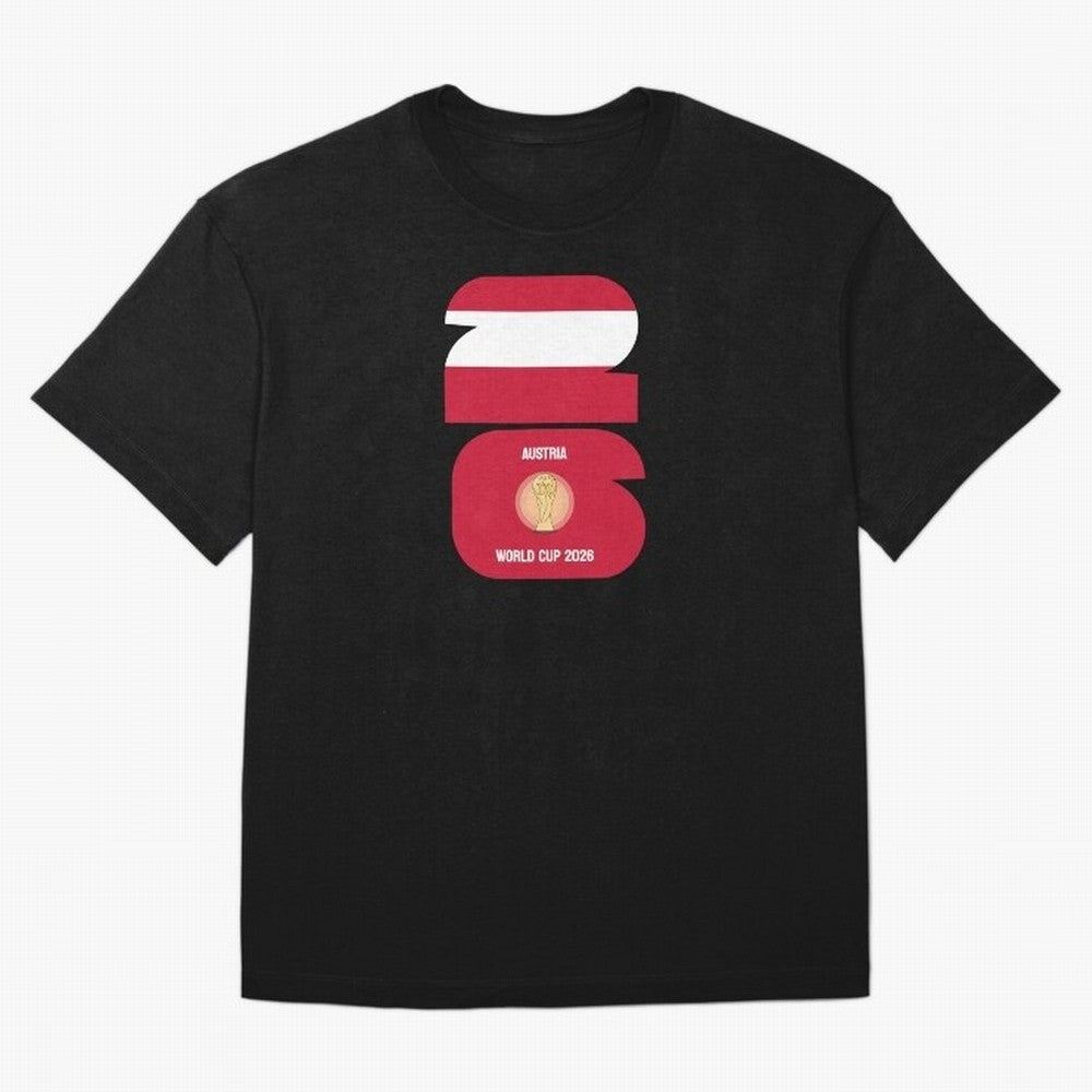Austria: World Cup 2026 Classic T-Shirt Relive Legendary Nights from FIFA World Cup 2026 Group Stage Featuring Haaland and Mbappe, Argentina and Brazil Energy, Stadium Chants, National Pride, Trophy Dreams and Unforgettable Football Memories;