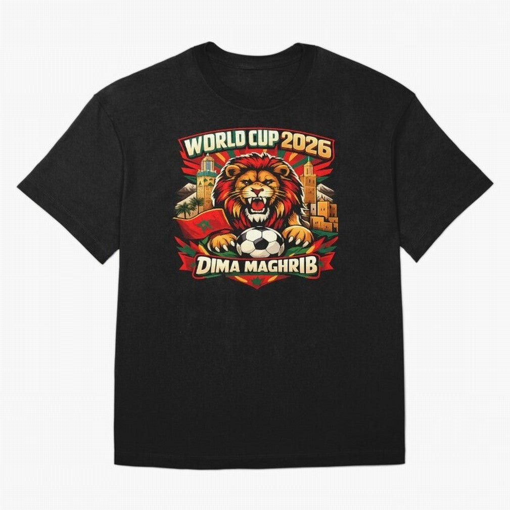 World Cup 2026, Dima Maghrib, June 13, 2026, We Are Morocco, Go Morocco, Morocco vs Brazil, Morocco World Cup 2026, World Morocco, Maghrib Classic T-Shirt Bring a Champion Mindset to Global Football Passion for FIFA World Cup 2026, Built around