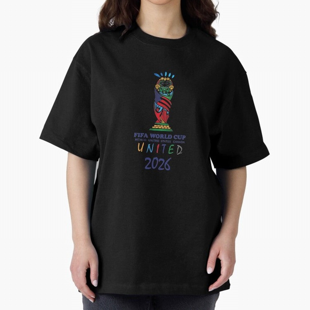 FIFA World Cup United 2026 T-Shirt_87162100 Classic T-Shirt Celebrate the Biggest Stage of FIFA World Cup 2026 for Fans of Messi, Neymar and Mbappe and Argentina, France and Brazil, Bringing Classic Soccer Heritage, Championship Pressure, Fan