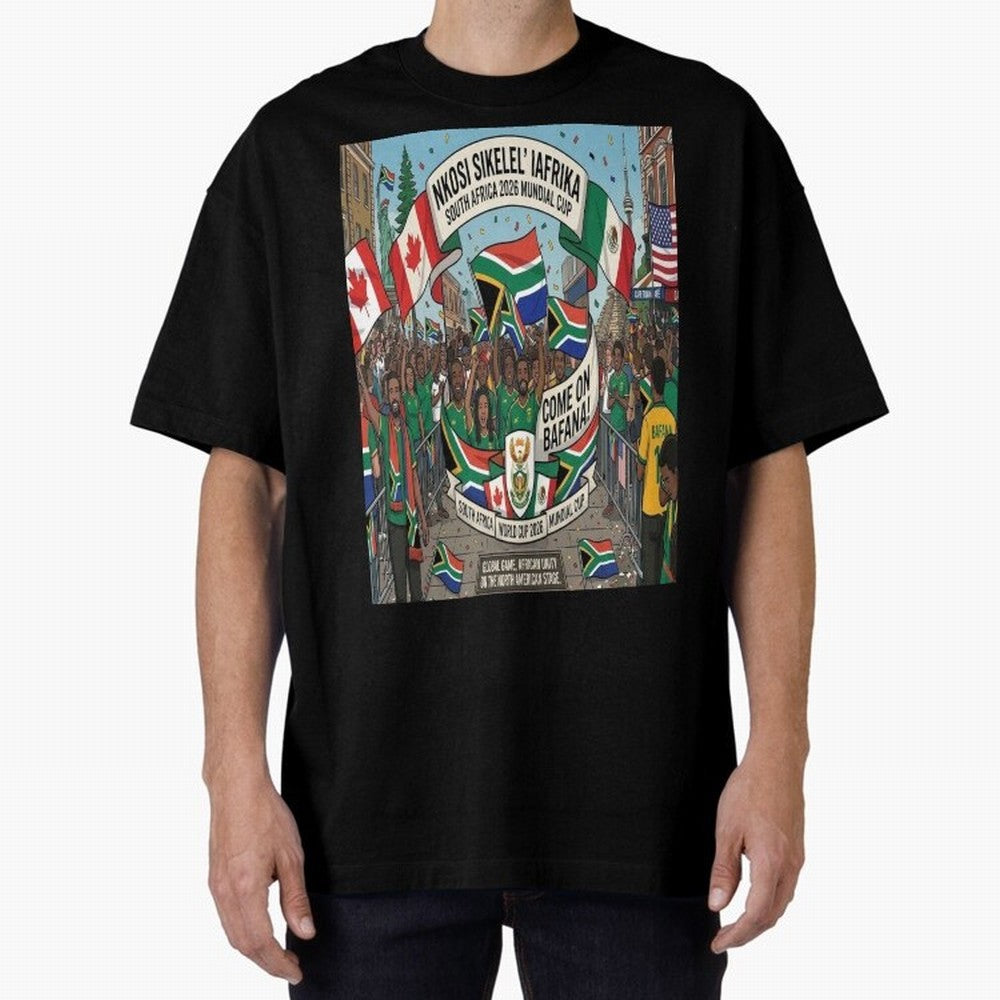 Soiuth Africa Classic T-Shirt Celebrate Fan Culture around FIFA World Cup 2026 USA Canada Mexico Spirit, Made for England, Messi, CR7 and Mbappe, Supporter Pride, Iconic Celebrations, Legendary Names and Global Match Day Energy; Perfect for People