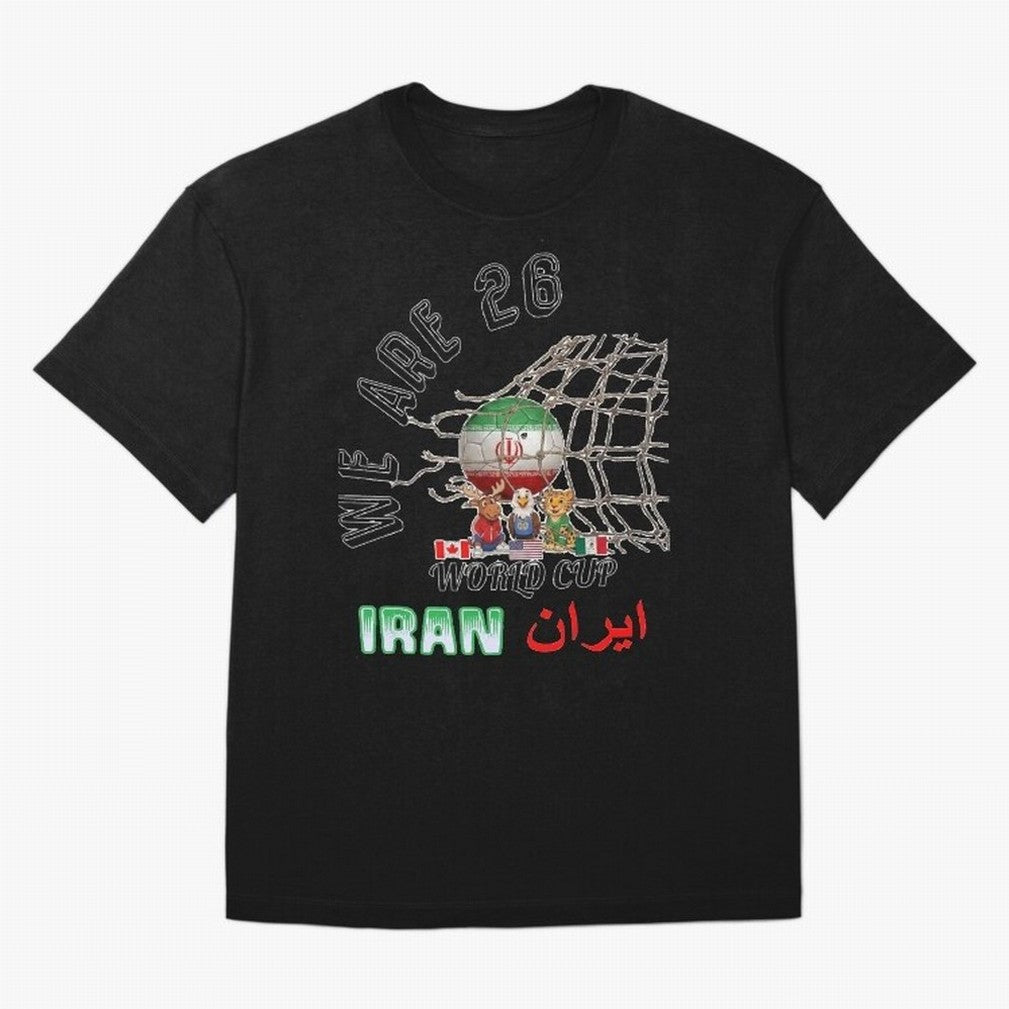 World cup 26 - Iran Classic T-Shirt Show Your Stadium Side during FIFA World Cup 2026 Group Stage for Fans of Messi and Argentina, France and Brazil, Bringing Champion Mindset, Group Stage Buzz, Knockout Tension and Passionate Fan Culture; Great