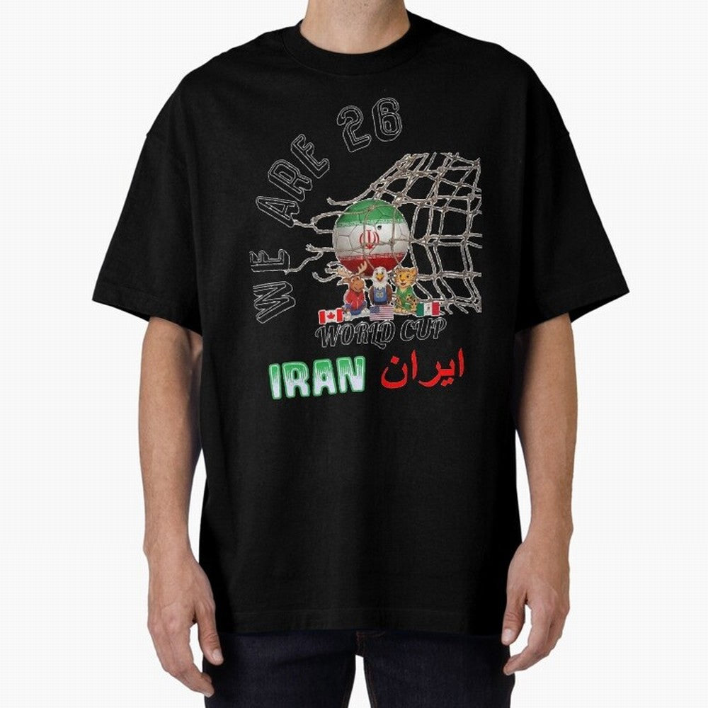 World cup 26 - Iran Classic T-Shirt Show Your Stadium Side during FIFA World Cup 2026 Group Stage for Fans of Messi and Argentina, France and Brazil, Bringing Champion Mindset, Group Stage Buzz, Knockout Tension and Passionate Fan Culture; Great