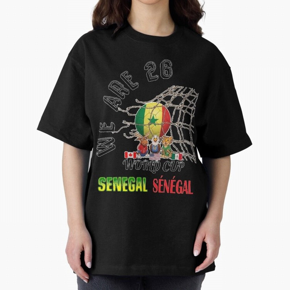 World cup 26 - Senegal Classic T-Shirt Stand with FIFA World Cup 2026 USA Canada Mexico for Fans of Messi, Neymar and Mbappe and France, Bringing Tournament Hype, Historic Matchups, Family Viewing Parties and Global Sports Pride; Built for