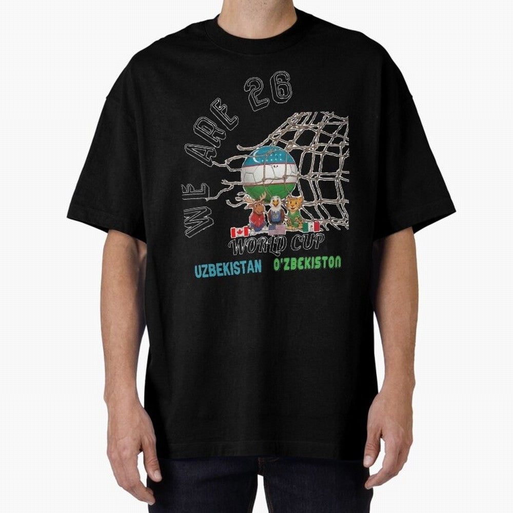 World cup 26 - Uzbekistan Classic T-Shirt Celebrate the Biggest Stage of Match Day Hype around FIFA World Cup 2026 Group Stage, Haaland and Mbappe, Portugal, Spain and Germany, Sports Nostalgia, International Competition, Famous Players and
