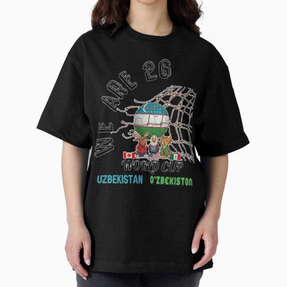 World cup 26 - Uzbekistan Classic T-Shirt Celebrate the Biggest Stage of Match Day Hype around FIFA World Cup 2026 Group Stage, Haaland and Mbappe, Portugal, Spain and Germany, Sports Nostalgia, International Competition, Famous Players and